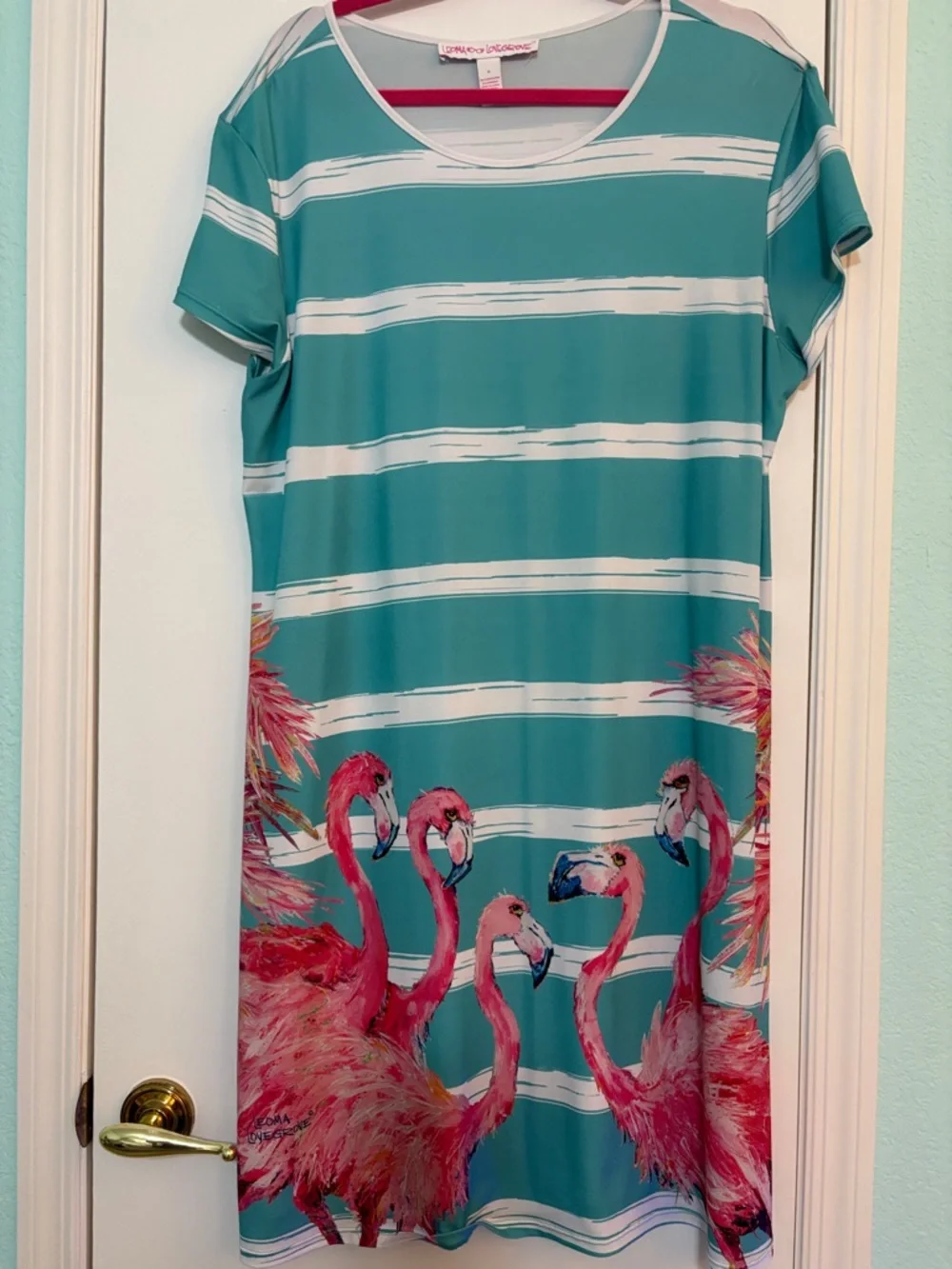 Summer flamingo 🦩 dress - Picture 1 of 4